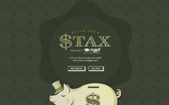 Screenshot of game, "Build Your STAX"